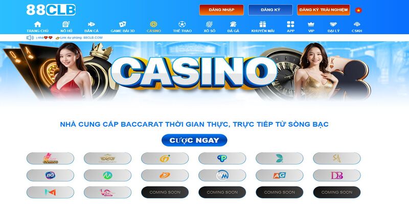 Sảnh casino trực tuyến